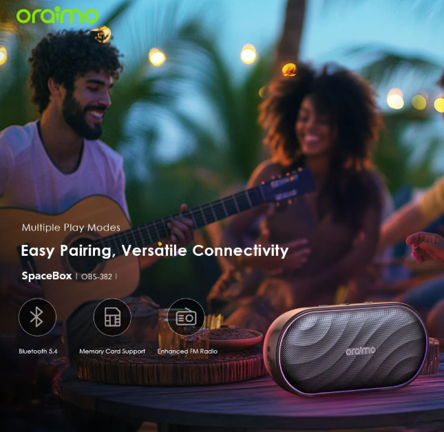 oraimo SpaceBox 8W FM Wireless Bluetooth Speaker