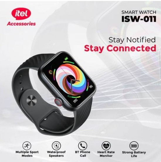 Itel Itel1.83'' Sones SmartWatch NativeStorm WaterProof with Wireless Call Smart Watch