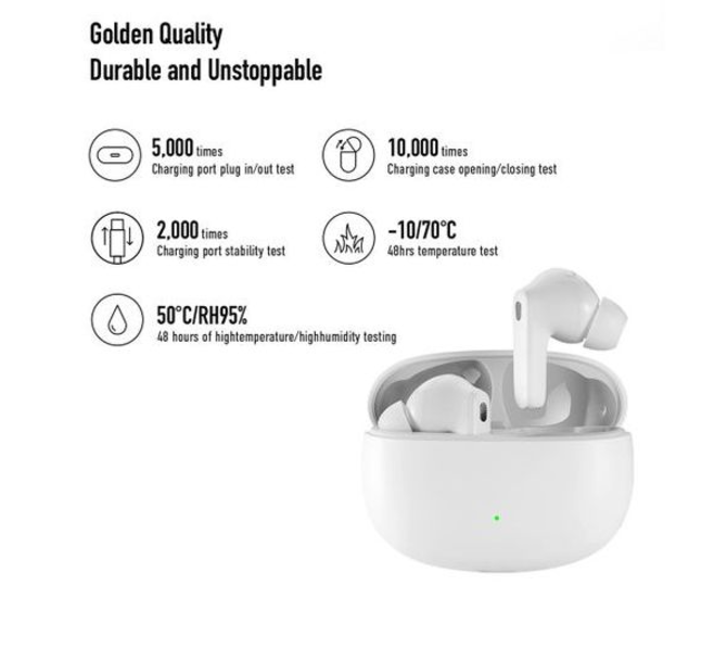 Itel TWS BudsAce Earbuds/pods Ace ENC Bass 35 Hours Bluetooth Wireless Earphones