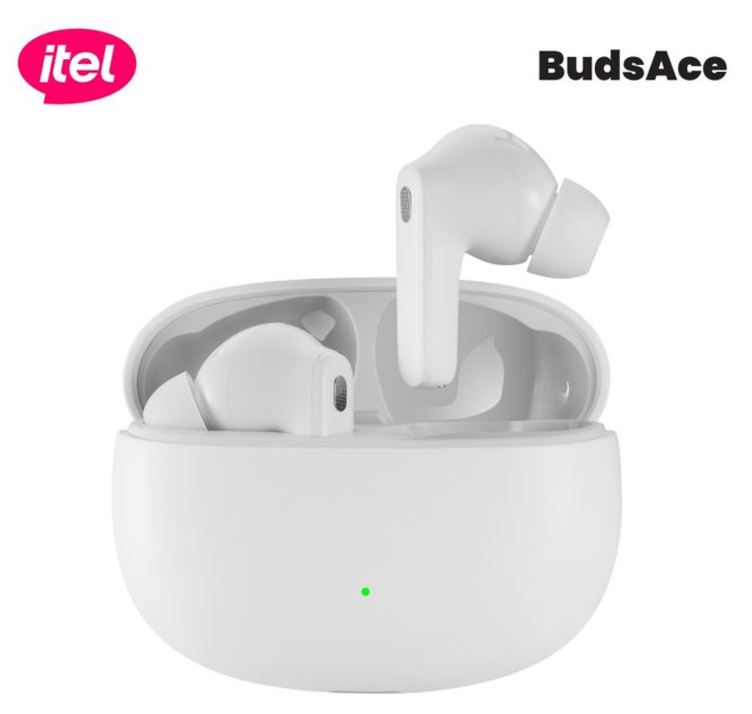 Itel TWS BudsAce Earbuds/pods Ace ENC Bass 35 Hours Bluetooth Wireless Earphones