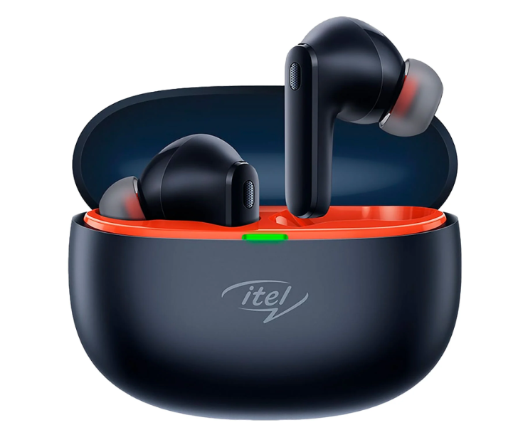 Itel TWS BudsAce Earbuds/pods Ace ENC Bass 35 Hours Bluetooth Wireless Earphones