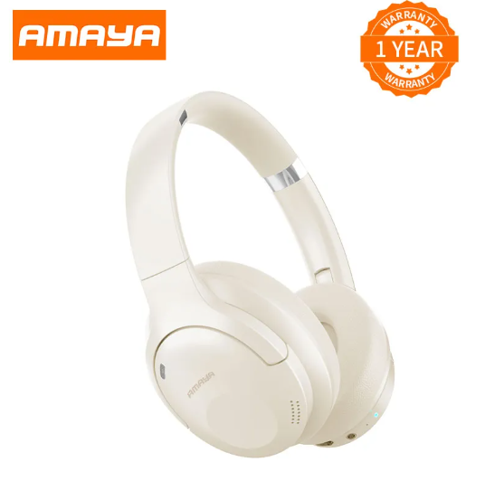 Amaya AEB-H360D Active Noise Cancellation (ANC) Over-Ear Wireless Bluetooth Headphones