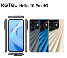 KGTEL Hallo 10 PRO 4G 128GB + 12GB(4GB+8GB) 50MP Camera 6.67 HD Full Screen 5000mAh Dual SIM Side Fingerprint Android Smart Phones