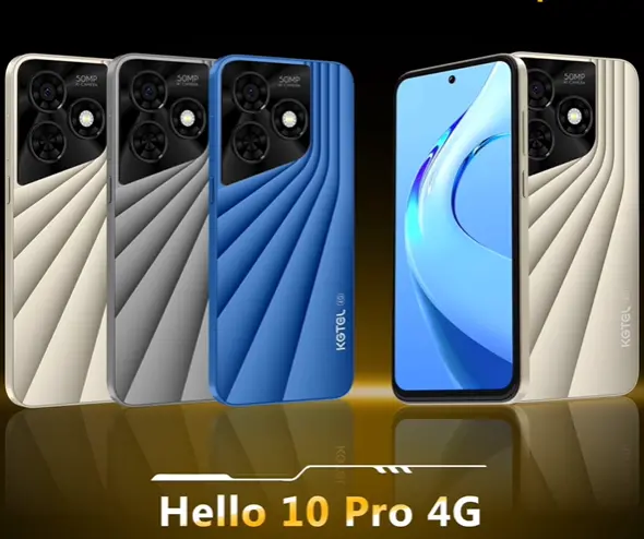 KGTEL Hallo 10 PRO 4G 128GB + 12GB(4GB+8GB) 50MP Camera 6.67 HD Full Screen 5000mAh Dual SIM Side Fingerprint Android Smart Phones