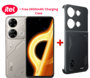 [25 Months Warranty+Free Charging Case] Itel P65 128GB + 8(4+4)GB RAM 6.7" Screen 120Hz 4G Dual SIM Brand New Phone 5000mAh +2400mAh  Battery 18W Charging 50MP Camera Side Fingerprint Android 14 NFC