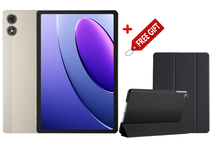 TECNO MEGAPAD 10 128GB storage with 4GB RAM 10.1-inch HD+ 7000mAh battery Android 14 Tablet Smart Phone + FREE TABLET COVER