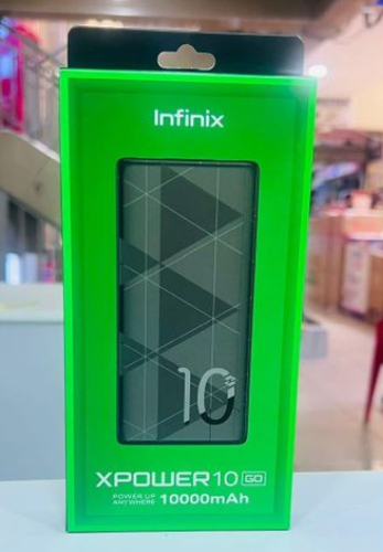 Infinix XP10 Powerbank 10000 mAh 12W charging TYPE IN and OUT Portable Power Bank