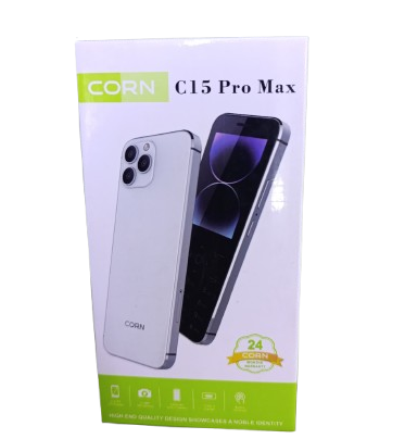 New CORN C15 PRO MAX Full Button Touch, TYPE C Charger 64MB RAM + 64GB  ROM 2.8 HD Screen 2500mAh Built-in Battery  Feature Phones