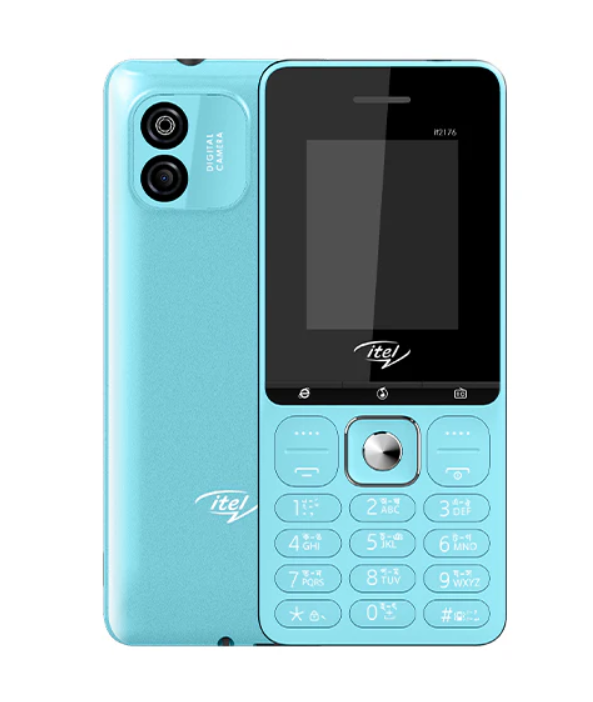 ITEL it2176 Featured Phones 1000mAh Battery 2.0 Inches Big Screen Dual SIM Cards 2000 Phone Book KING Voice FM Radio itel Cell Phone