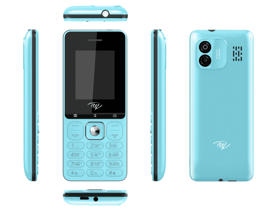 ITEL it2176 Featured Phones 1000mAh Battery 2.0 Inches Big Screen Dual SIM Cards 2000 Phone Book KING Voice FM Radio itel Cell Phone