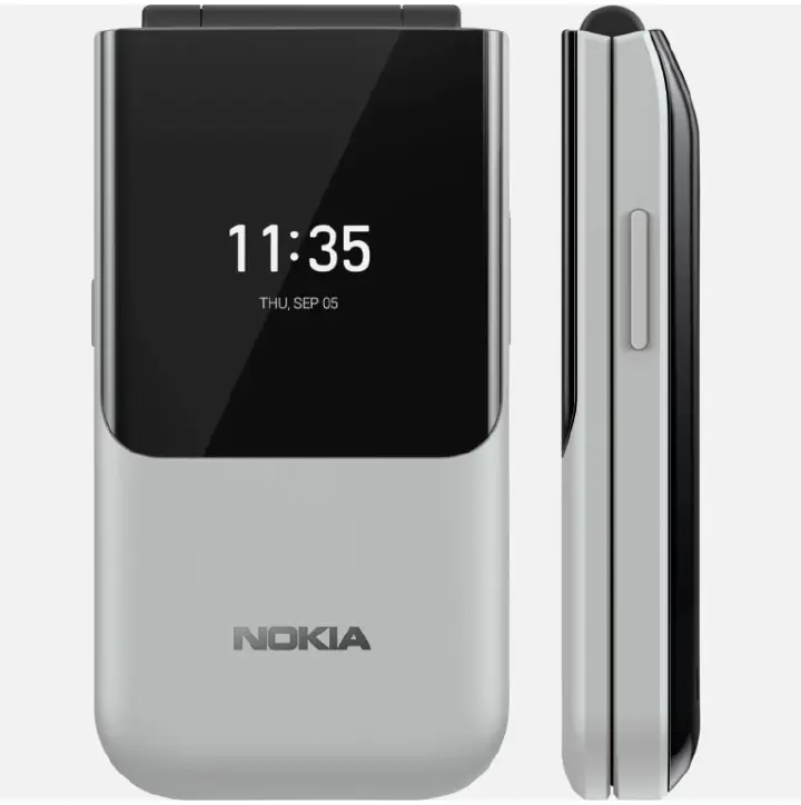 Nokia 2720 Flip 1500mAh Li-Ion 2.8-inch primary, 1.3-inch external 4G LTE, Dual SIM  KaiOS Feature Phone