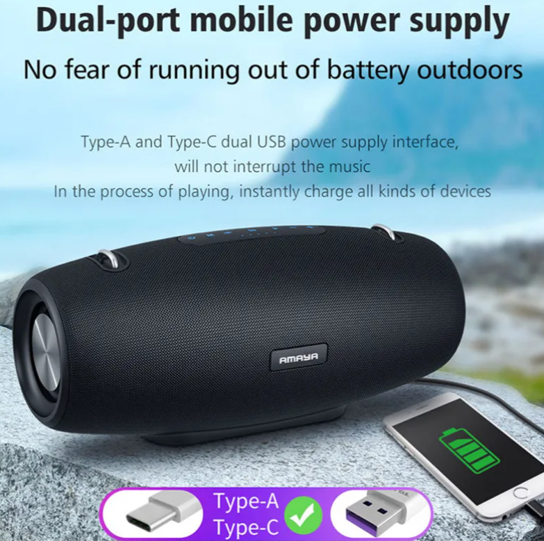 Amaya BD88 PRO Wireless Bluetooth speaker 60W 14000mAh with 3D Sound Effects Bluetooth Speaker