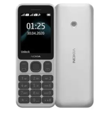 Nokia 125 Dual SIM 2.4inc Display - Wireless FM Radio 1020 mAh Battery Kababe Cell Phone