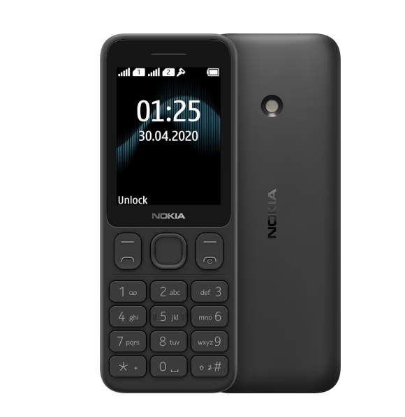 Nokia 125 Dual SIM 2.4inc Display - Wireless FM Radio 1020 mAh Battery Kababe Cell Phone