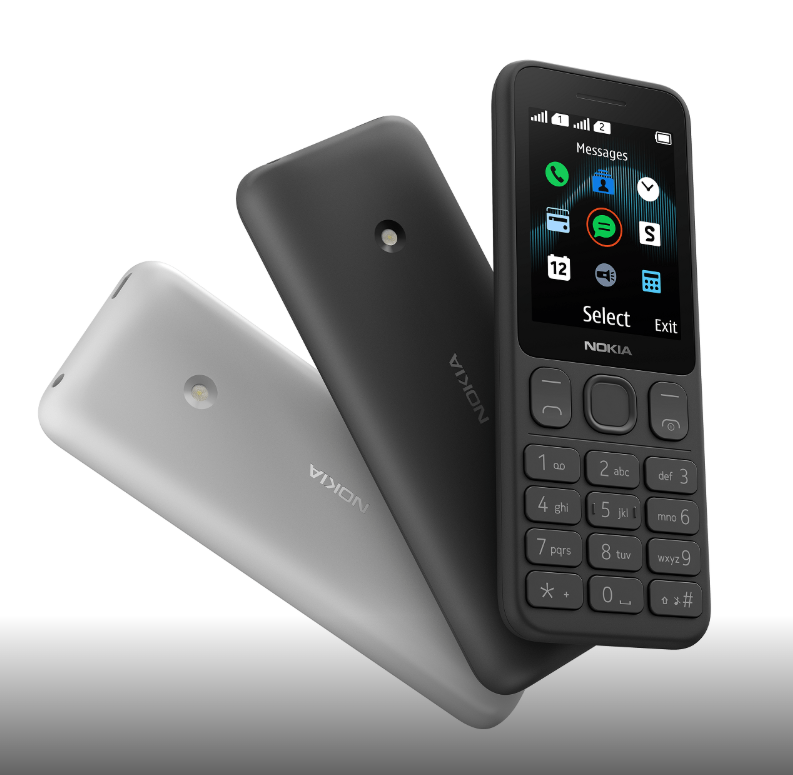 Nokia 125 Dual SIM 2.4inc Display - Wireless FM Radio 1020 mAh Battery Kababe Cell Phone