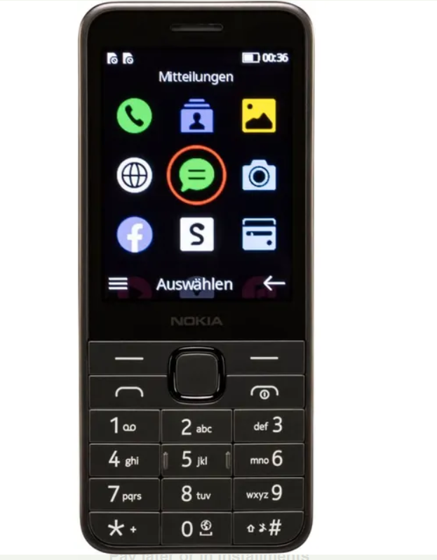 Nokia 235 4G  128MB + 64MB Dual-SIM  Fm radio Factory Unlocked SIM Free Kababe Featured  Phone