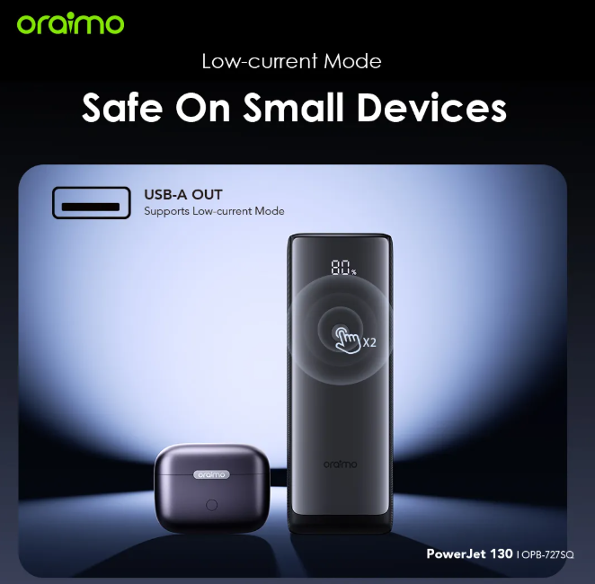 oraimo PowerJet 130 27600mAh 130W  Power Laptop & Phone at Once Power Bank Powerbank