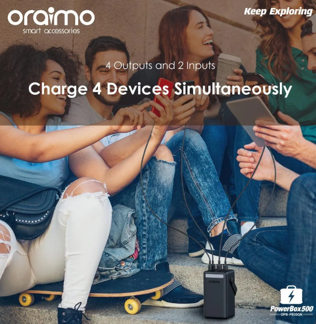 oraimo PowerBox 500 50000mAh 22.5W Type-C (IN/OUT) Power Bank
