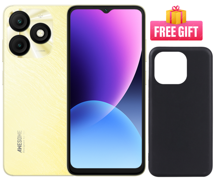 Itel A50 64GB+(2+4)6GB RAM 6.6" Screen Phone Dual SIM 4G 8MP+5MP Camera 5000mAh Baterry Fingerprint And Face Unlock Smart Phones
