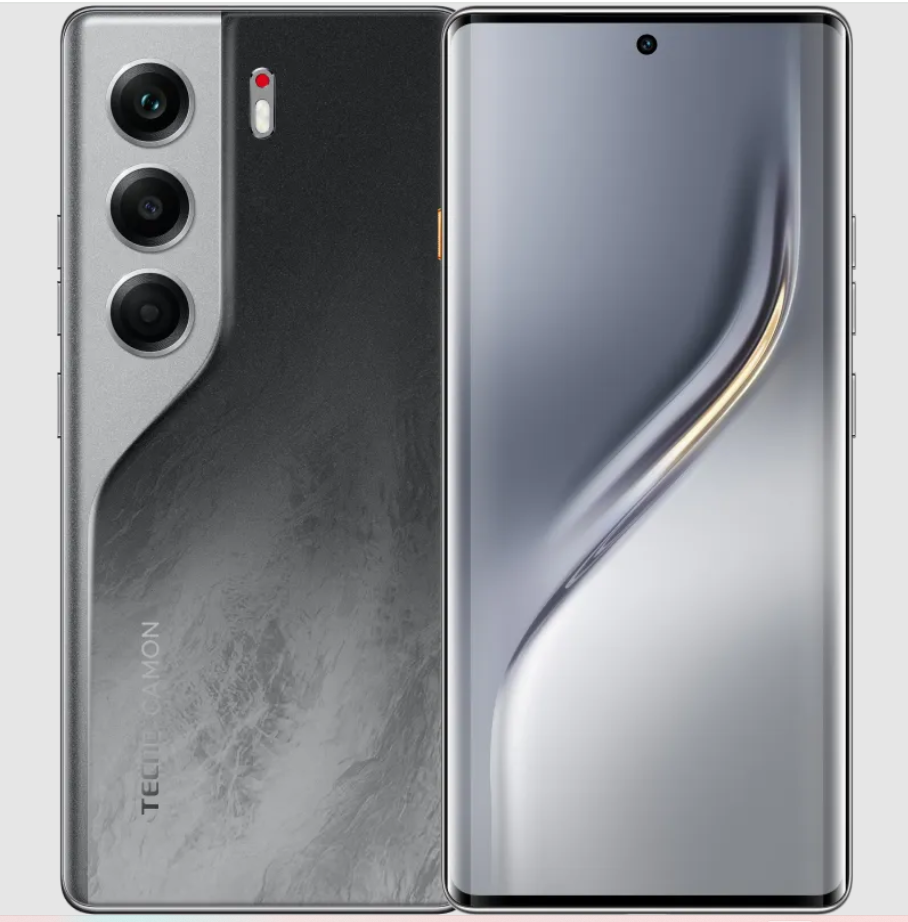 TECNO CAMON 40 Pro Curved 6.78” AMOLED 120 Hz Screen 256GB ROM + 16GB RAM* (8GB + 8GB Extended) 5200 mAh Battery 50 MP Camera Android 15 Tecno AI Smart Phone