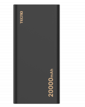 Tecno 20000mAh LED Display 22.5w Fast Charging Power Bank 2 Build-In Cables