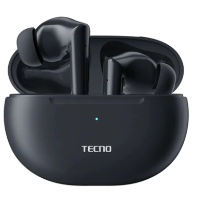TECNO-TWS-Buds-4-25dB-ANC-Auto-Connection-Pop-up-Multi-EQ-Effects-with-Welife-APP-Auto-Game-Mode-28-Hour-of-Playtime-4-Mics Bluetooth Earphones