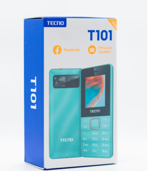 Tecno T101, Dual SIM, Wireless Fm-Black -Tecno Feature Phone
