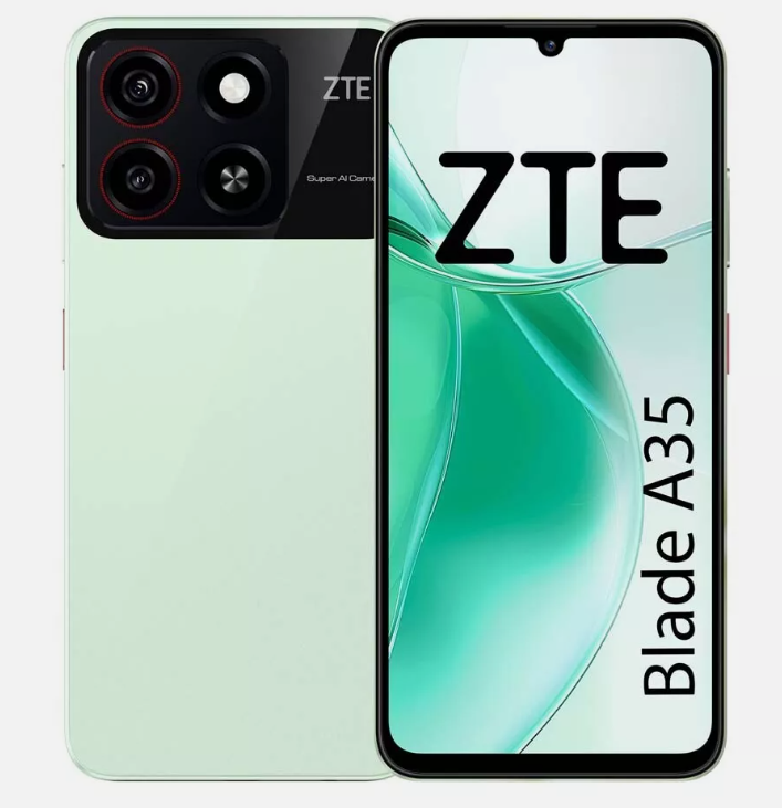 ZTE Nubia Blade A35 6.75 HD+ with 90Hz ” 5000mAh 12GB RAM 64GB ROM Dual SIM 4G Android Smart Phones + free Watch And Wireless Bluetooth Earphones