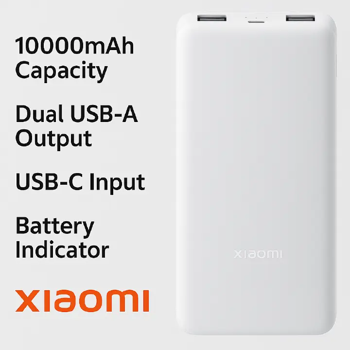 Xiaomi Power Bank 10000mAh 22.5W Lite two-way fast charging With Smart charging controller Powerbank