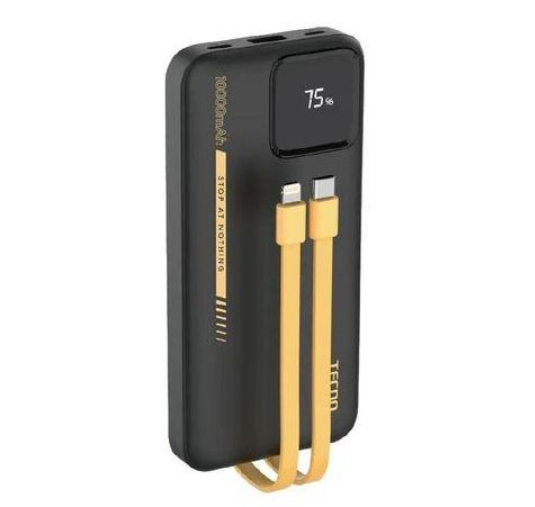 Tecno 10000mAh LED Display, Charging P103Q Power Bank,Ultra-TANK,Fast Charging  Power Banks