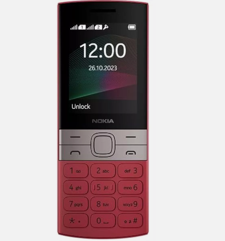 Original Nokia 150 (2023) 0.3MP FM radio 2.4" Dual SIM 1400mAh  Mobile Phone Featured Phones