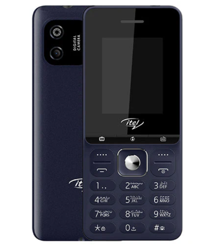 itel 2176 Basic Cellphone Original (Keypad) Ultra Slim 2.0 " Screen | Wireless FM | 1000mAh | Type-C King Voice Featured Phones
