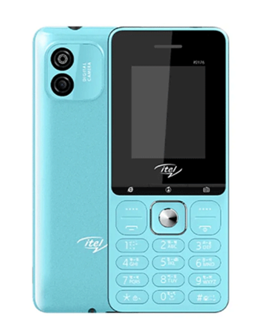 itel 2176 Basic Cellphone Original (Keypad) Ultra Slim 2.0 " Screen | Wireless FM | 1000mAh | Type-C King Voice Featured Phones