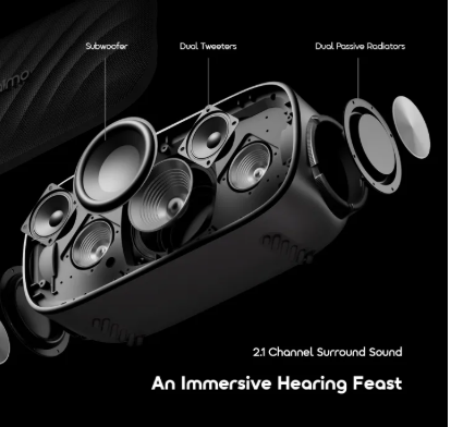 oraimo SpaceBox Pro 80W Supreme Loudness OBS-682 Portable Wireless Bluetooth Speaker