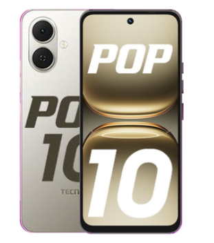 TECNO POP 10 3GB+64GB 6.78-inch FHD  5000mAh Battery 13MP Main Camera Dual SIM 4.5G FAST NETWORK Android 15 (Go Edition) Mobile Phones > Smart Phones