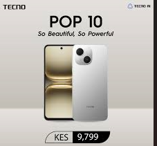 TECNO POP 10 3GB+64GB 6.78-inch FHD  5000mAh Battery 13MP Main Camera Dual SIM 4.5G FAST NETWORK Android 15 (Go Edition) Mobile Phones > Smart Phones