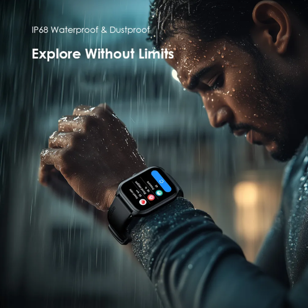 oraimo Watch 5 Lite 2.01" HD IP68  AI-Generated Watch Faces  HD Voice in Calls Smart Watch