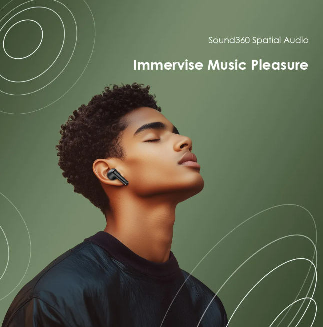 oraimo SpaceBuds Neo True Wireless Spatial Earbuds Noise Reduction in Call Sound360 Spatial Audio  Bluetooth Earphones