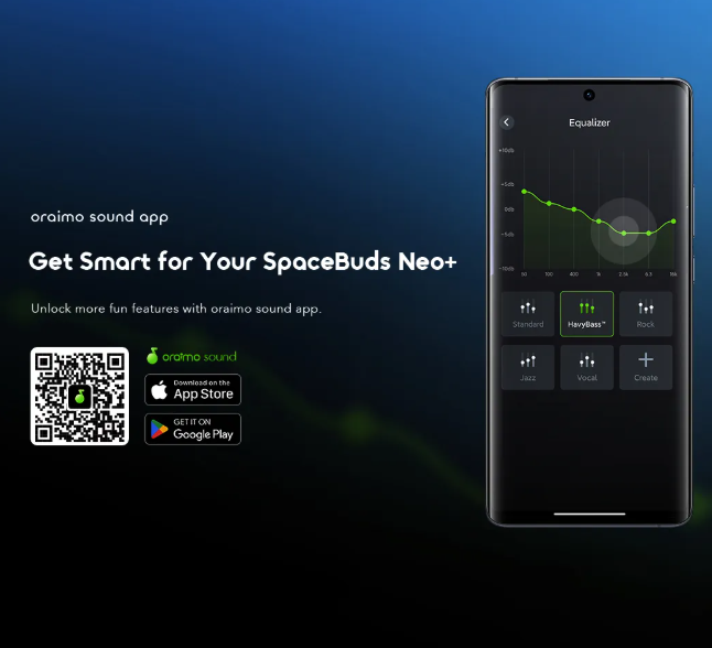oraimo SpaceBuds Neo+ ANC Spatial Audio True Wireless Earphones