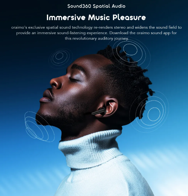 oraimo SpaceBuds Neo+ ANC Spatial Audio True Wireless Earphones