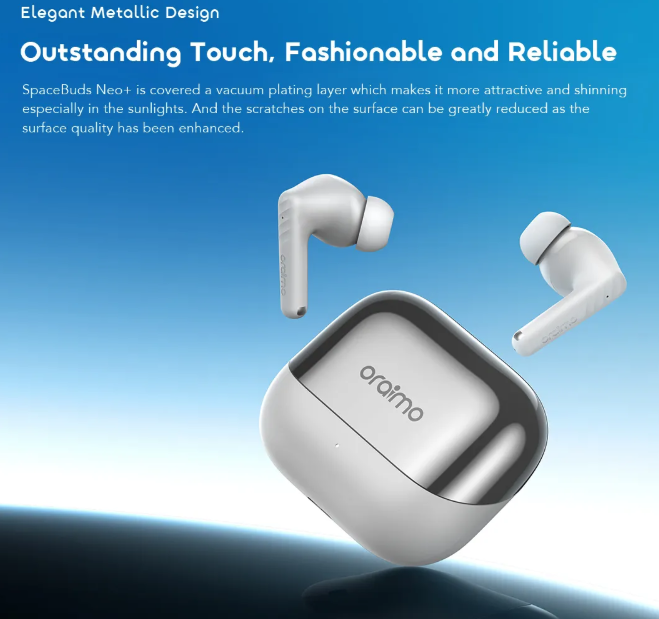 oraimo SpaceBuds Neo+ ANC Spatial Audio True Wireless Earphones Sound360 Spatial Audio Bluetooth Earphones