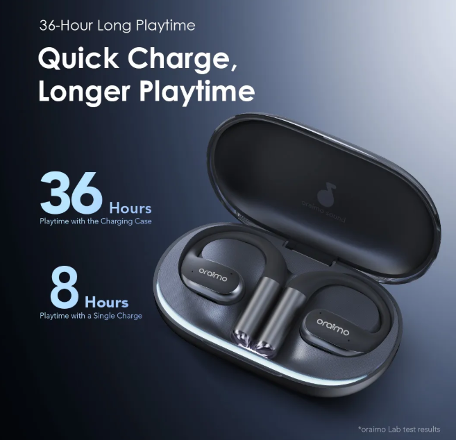 oraimo OpenArc Open-Ear Bluetooth Wireless Earphones