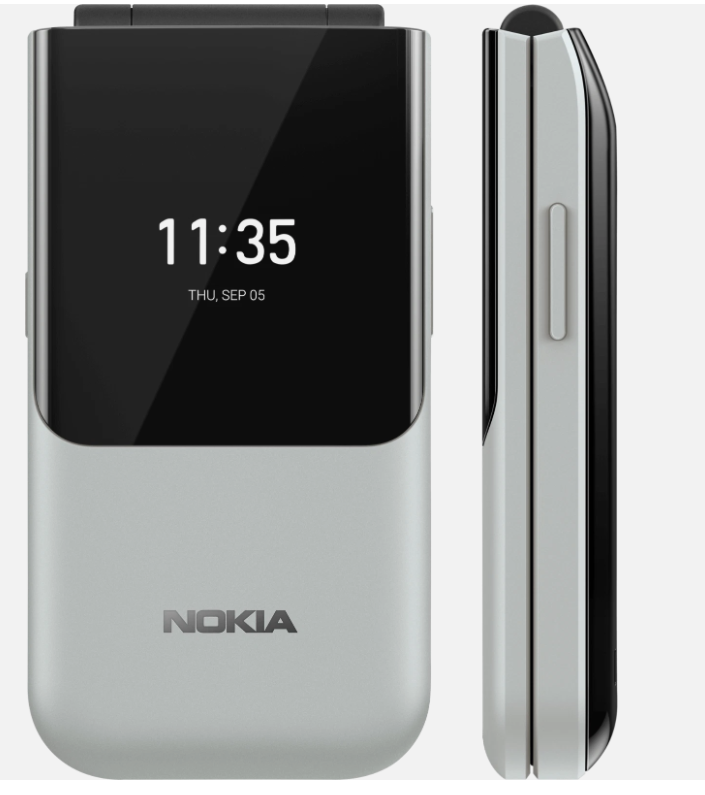 Original Nokia 2720 Flip (2019) Black 4G LTE Dual SIM  Unlocked  Cell Phone NEW