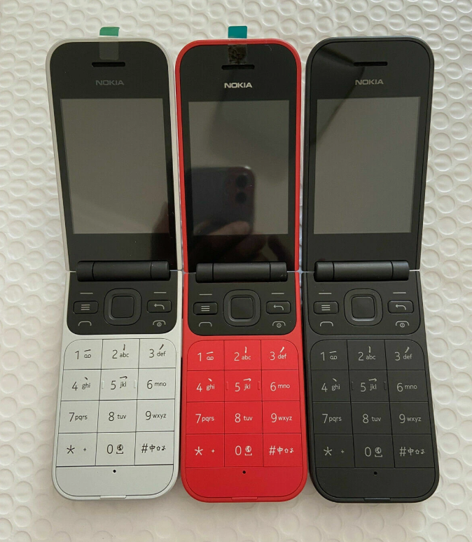 Original Nokia 2720 Flip (2019) Black 4G LTE Dual SIM  Unlocked  Cell Phone NEW