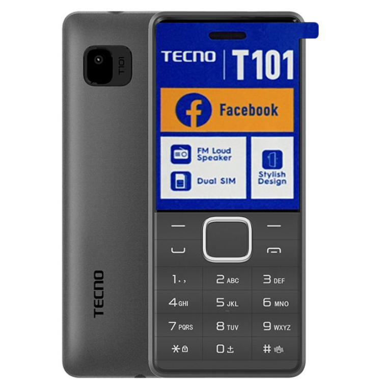 Tecno T 101, (Dual Sim). Button Phone, Torch, KABAMBE Featured  PHONE