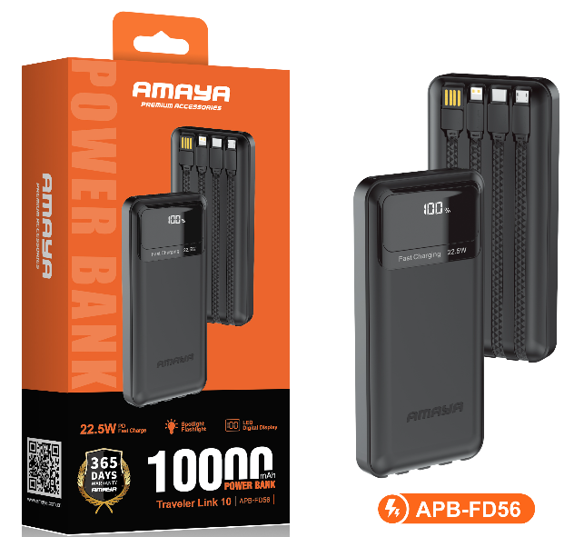 power bank 10000mah 22.5W Amaya APB-FD56  Power Banks