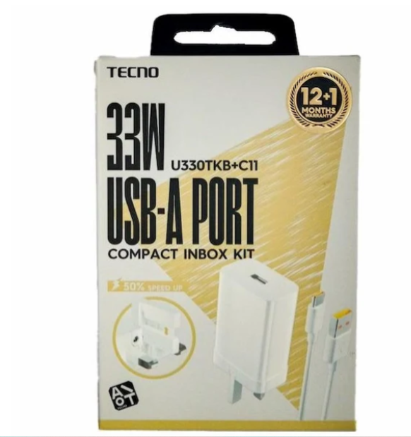 Tecno 33W Fast Chargers & Power Adapters > Wall Chargers