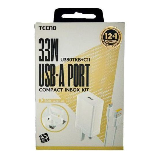 Tecno 33W Fast Chargers & Power Adapters > Wall Chargers
