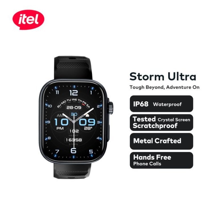 itel Storm Ultra 2.02'' HD Scratchproof IP68 O23 Smart Watch StormUltra  Smartwatches
