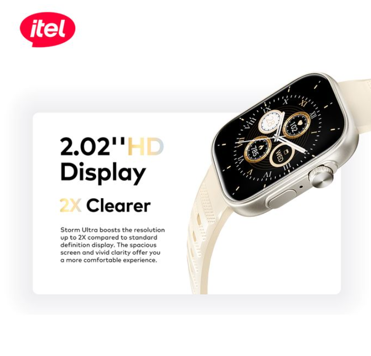 itel Storm Ultra 2.02'' HD Scratchproof IP68 O23 Smart Watch StormUltra  Smartwatches